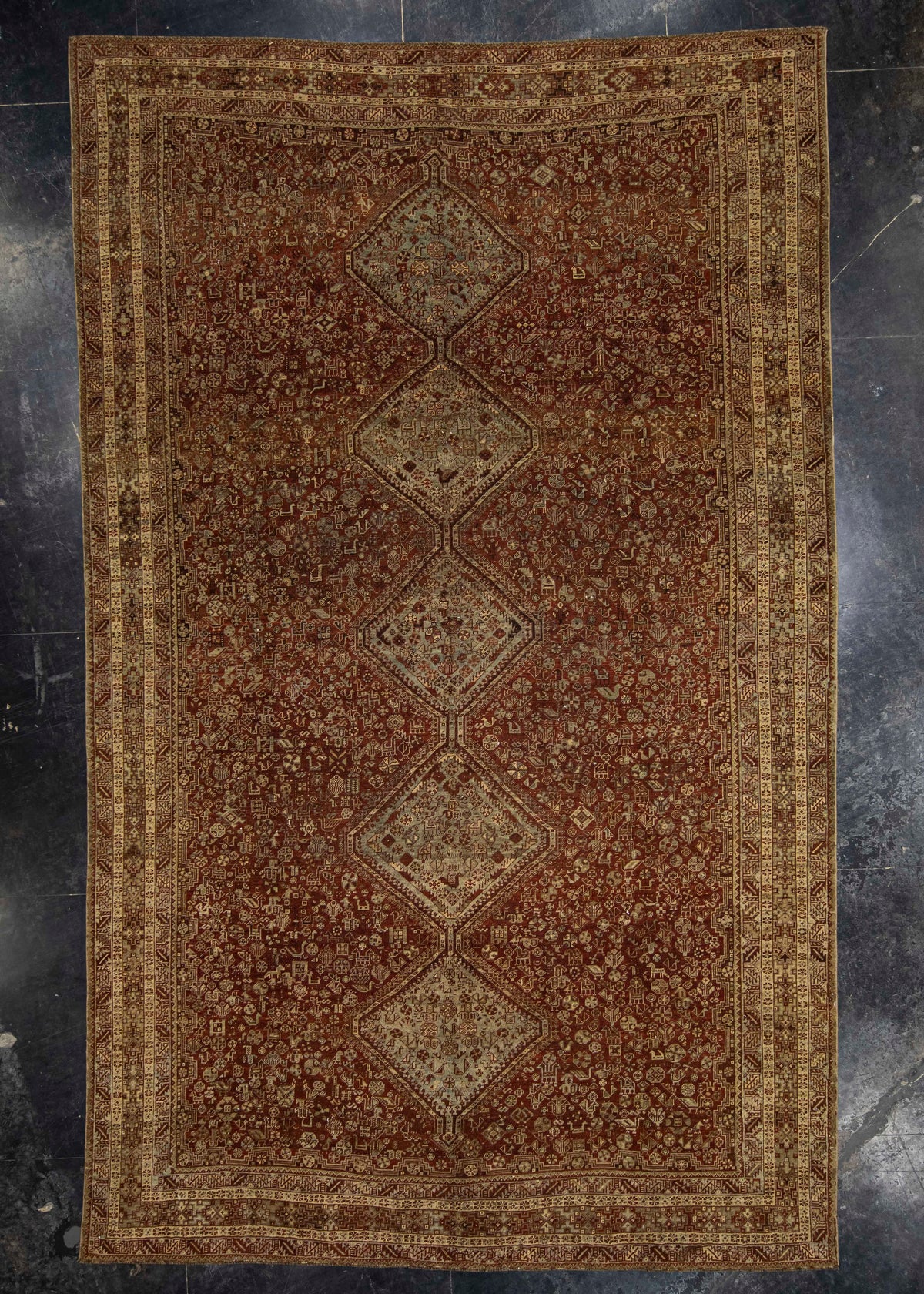 Antique Turkish Rug 8'7'' x 14' #24904