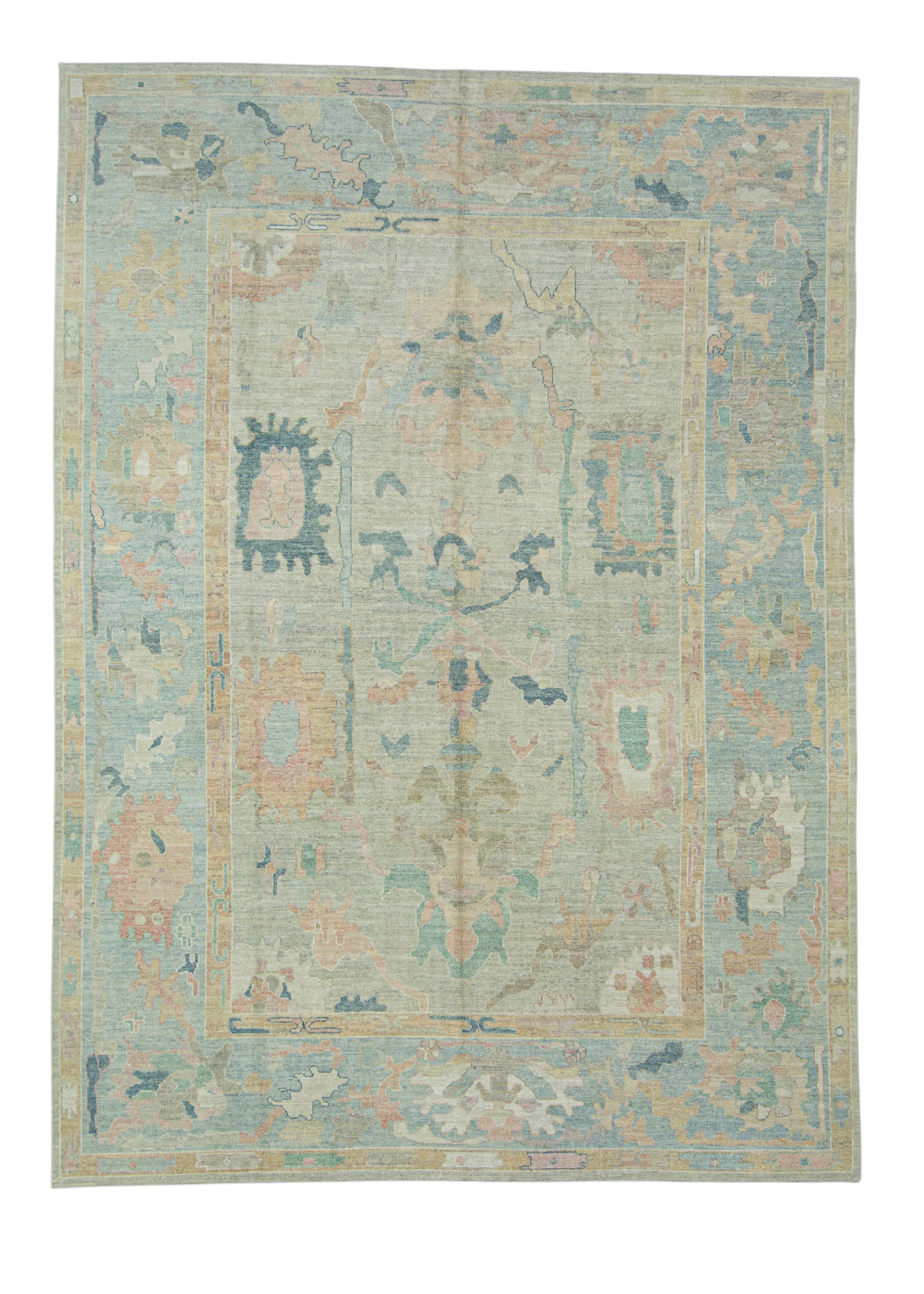 Turkish Oushak Rug 10'3" x 14'2" #17415