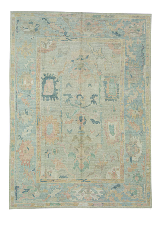 Turkish Oushak Rug 10'3" x 14'2" #17415