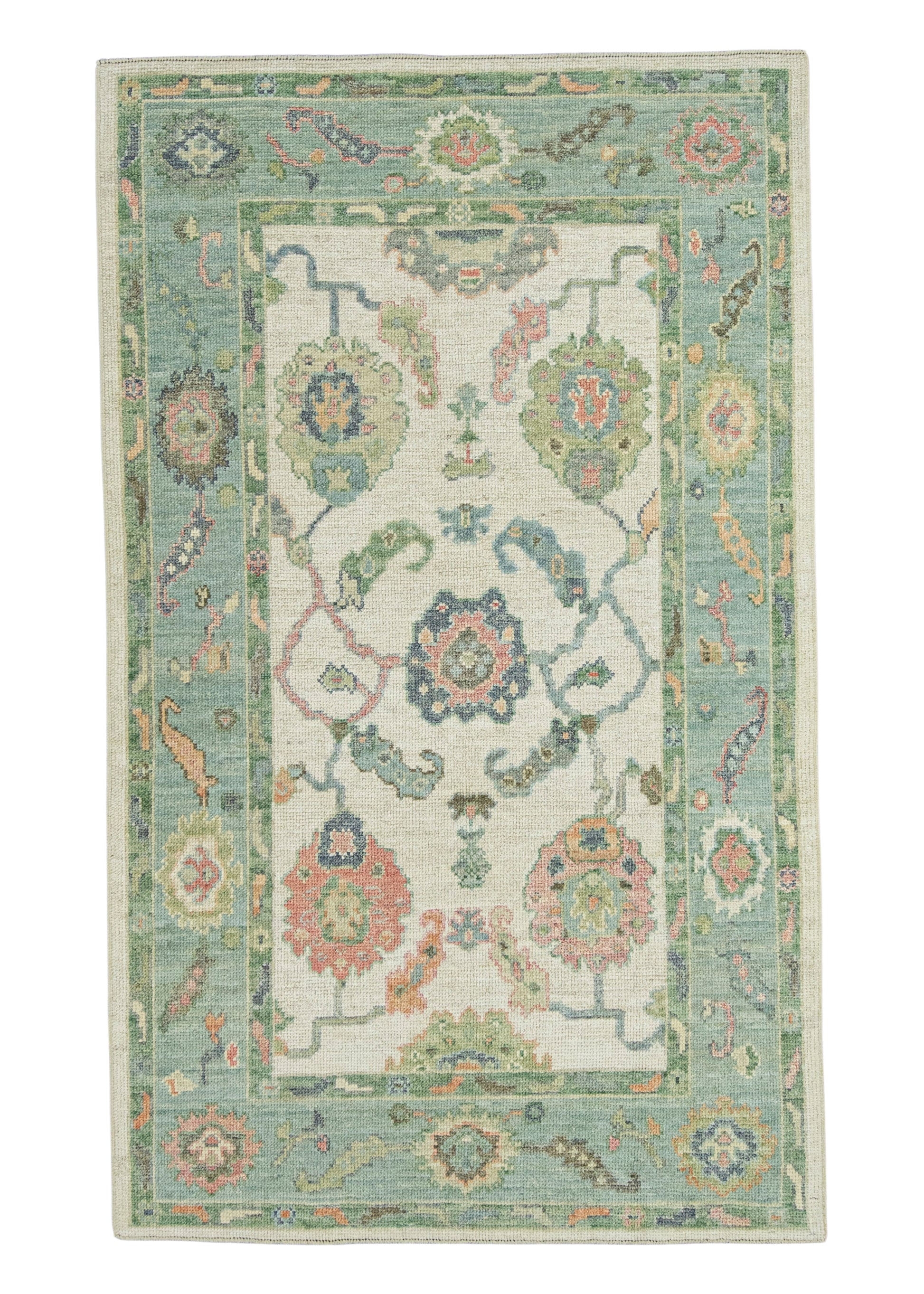 Turkish Oushak Rug 4'11" x 7'2" #20284
