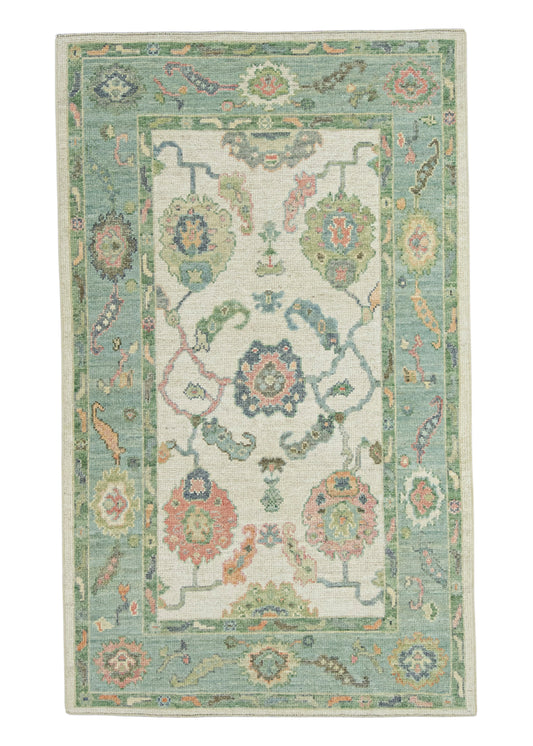 Turkish Oushak Rug 4'11" x 7'2" #20284