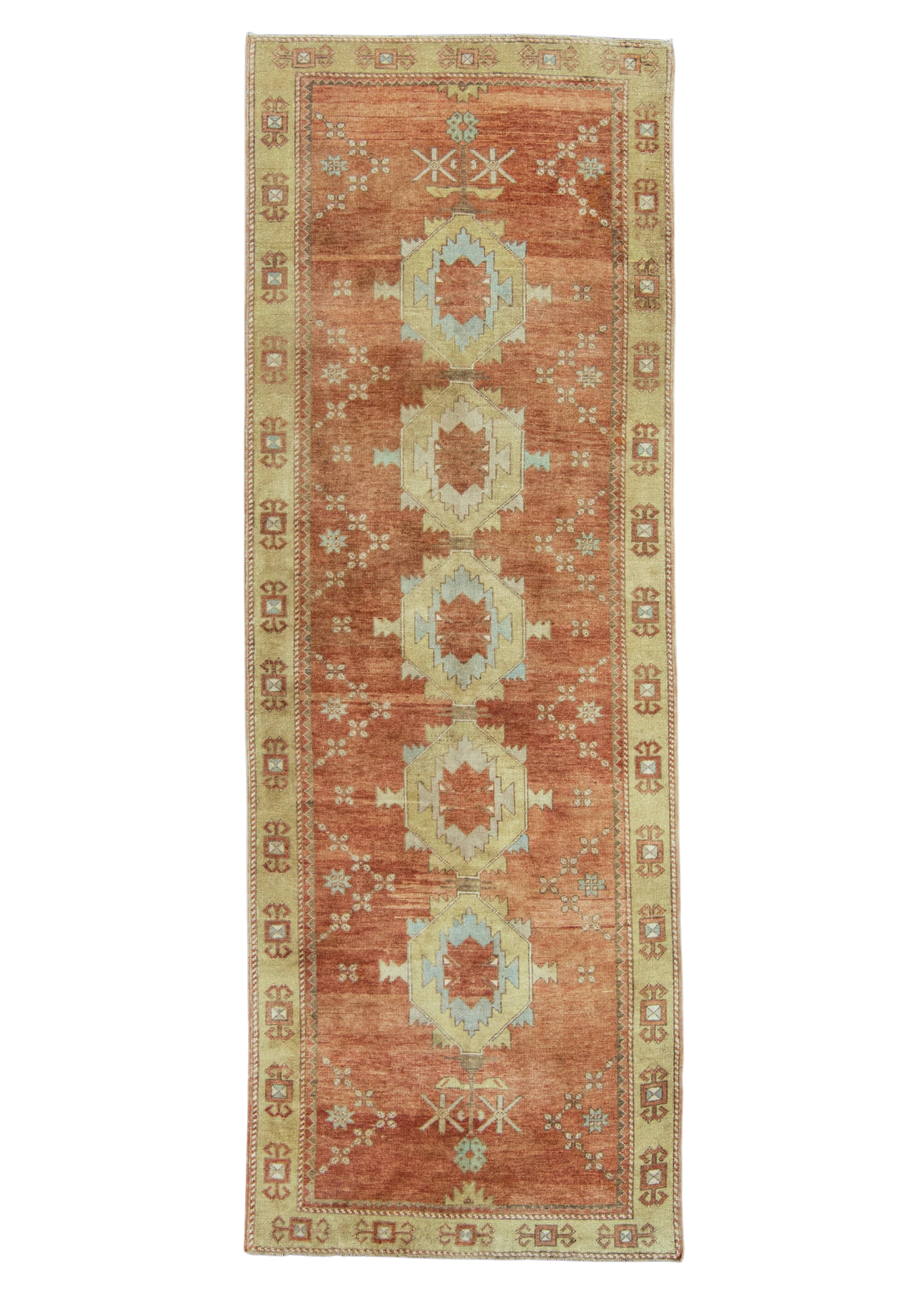 Turkish Vintage Rug 3'11" x 11' #20660
