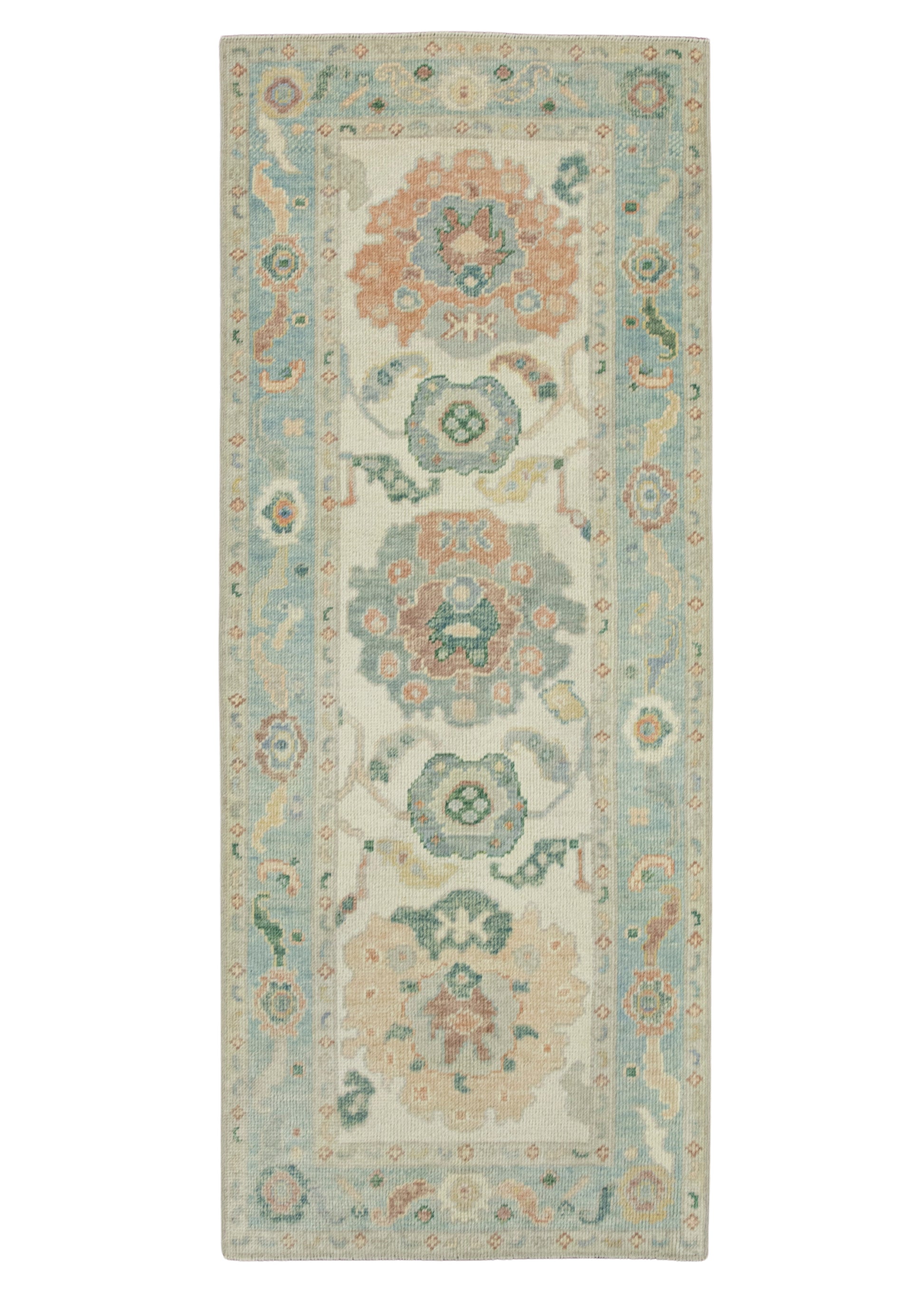 Turkish Oushak Rug 2'9"x 6'10" #19022