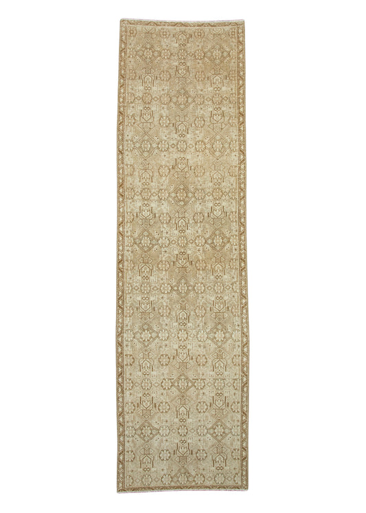 Turkish Vintage Runner Rug 2'7" x 9'3" #17940
