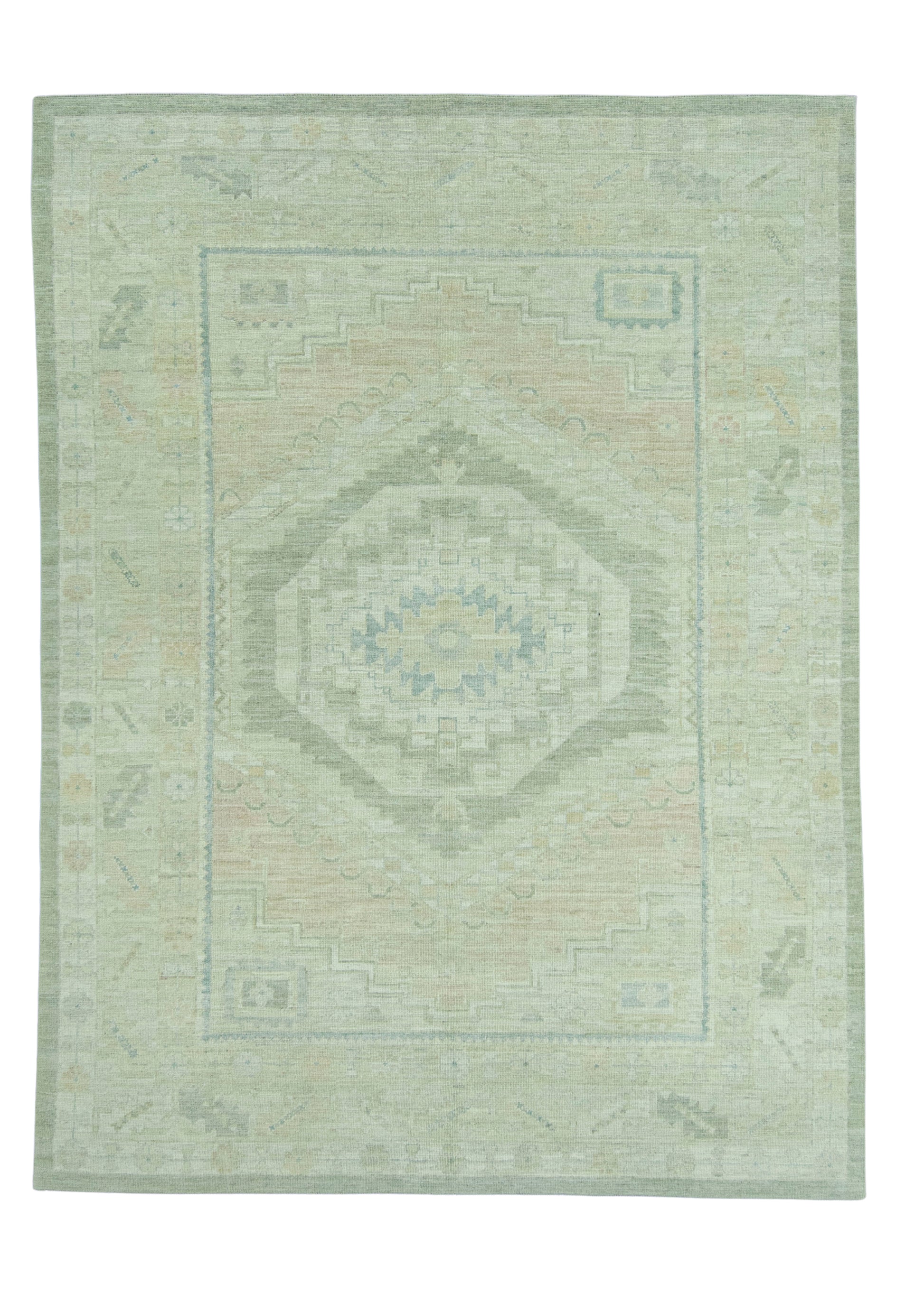 Turkish Oushak Rug 9'2" x 12'3" #19350