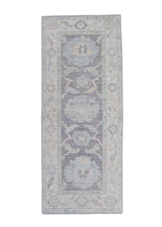Turkish Oushak Rug 2'4" x 5'8" #16186