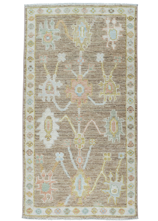 Oushak Rug 2'4" x 4'4" #17142