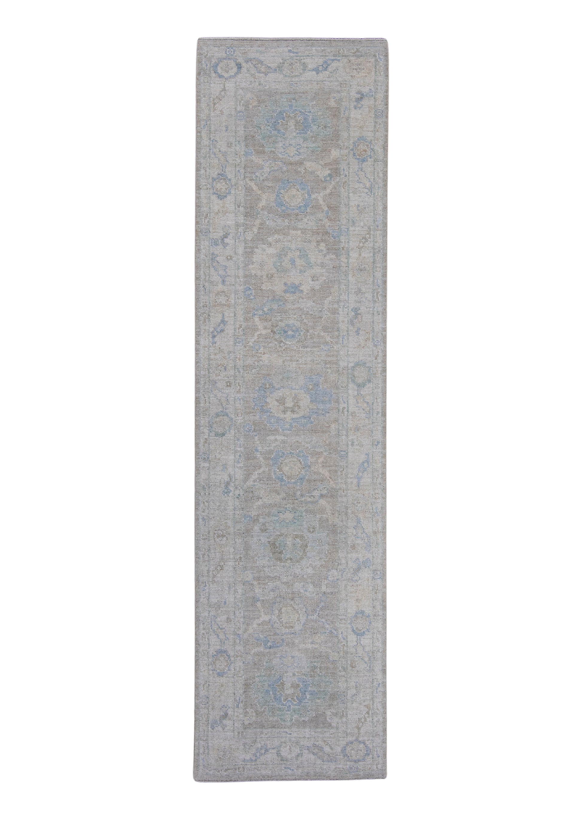 Turkish Oushak Runner Rug 2'8" x 10'3" #16284