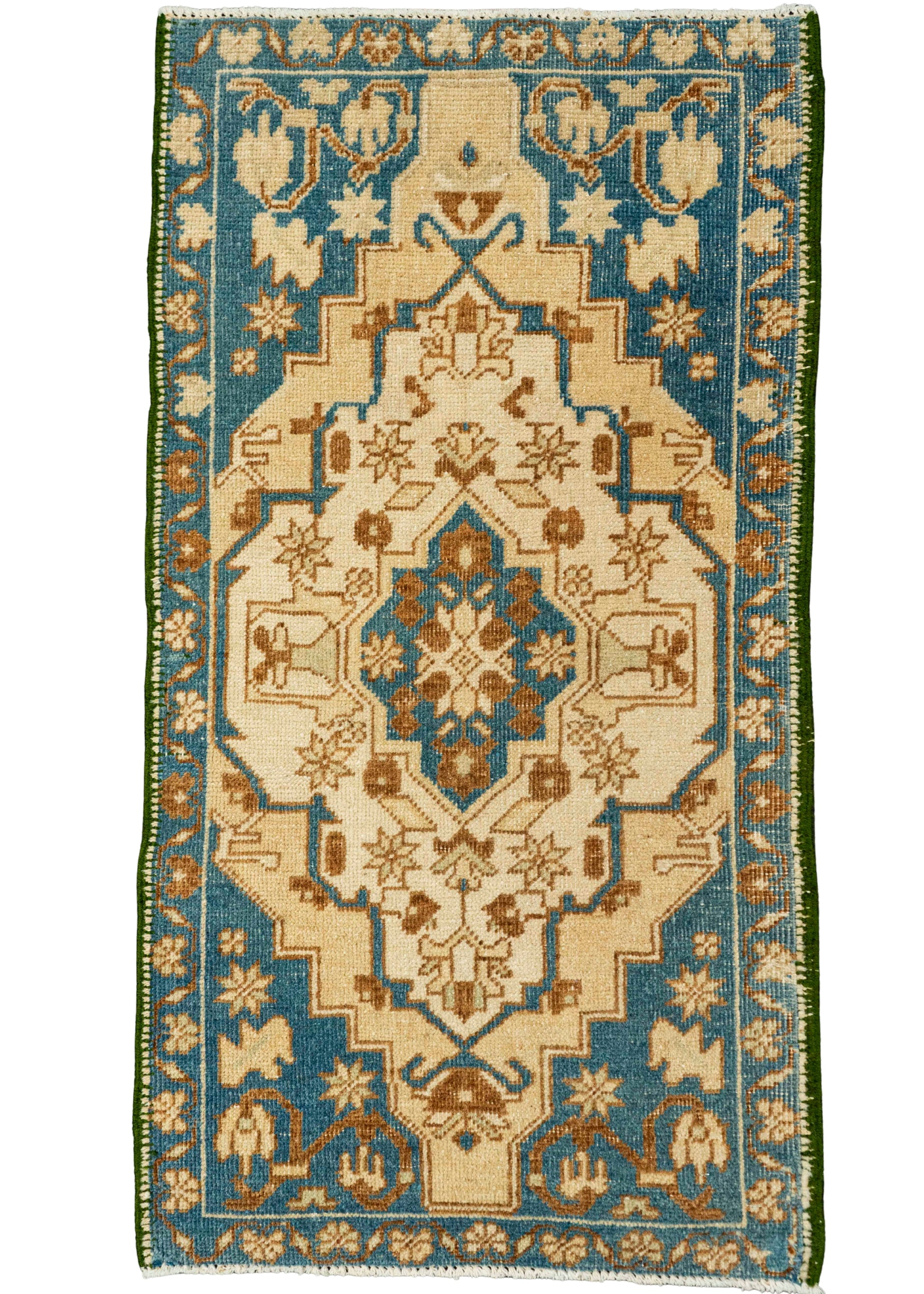 Turkish Yastik Rug  1'10" x  3'6" #23635