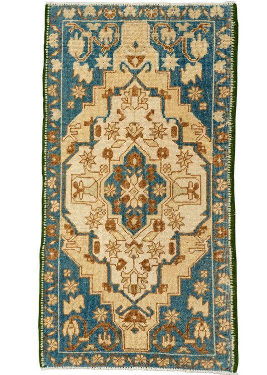 Turkish Yastik Rug  1'10" x  3'6" #23635