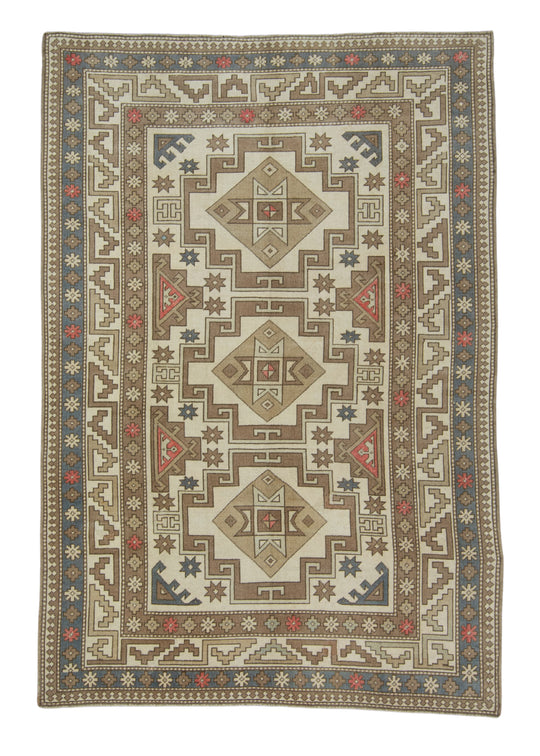 Oriental Handwoven Vintage Rug 6'7" x 9'8" #17102