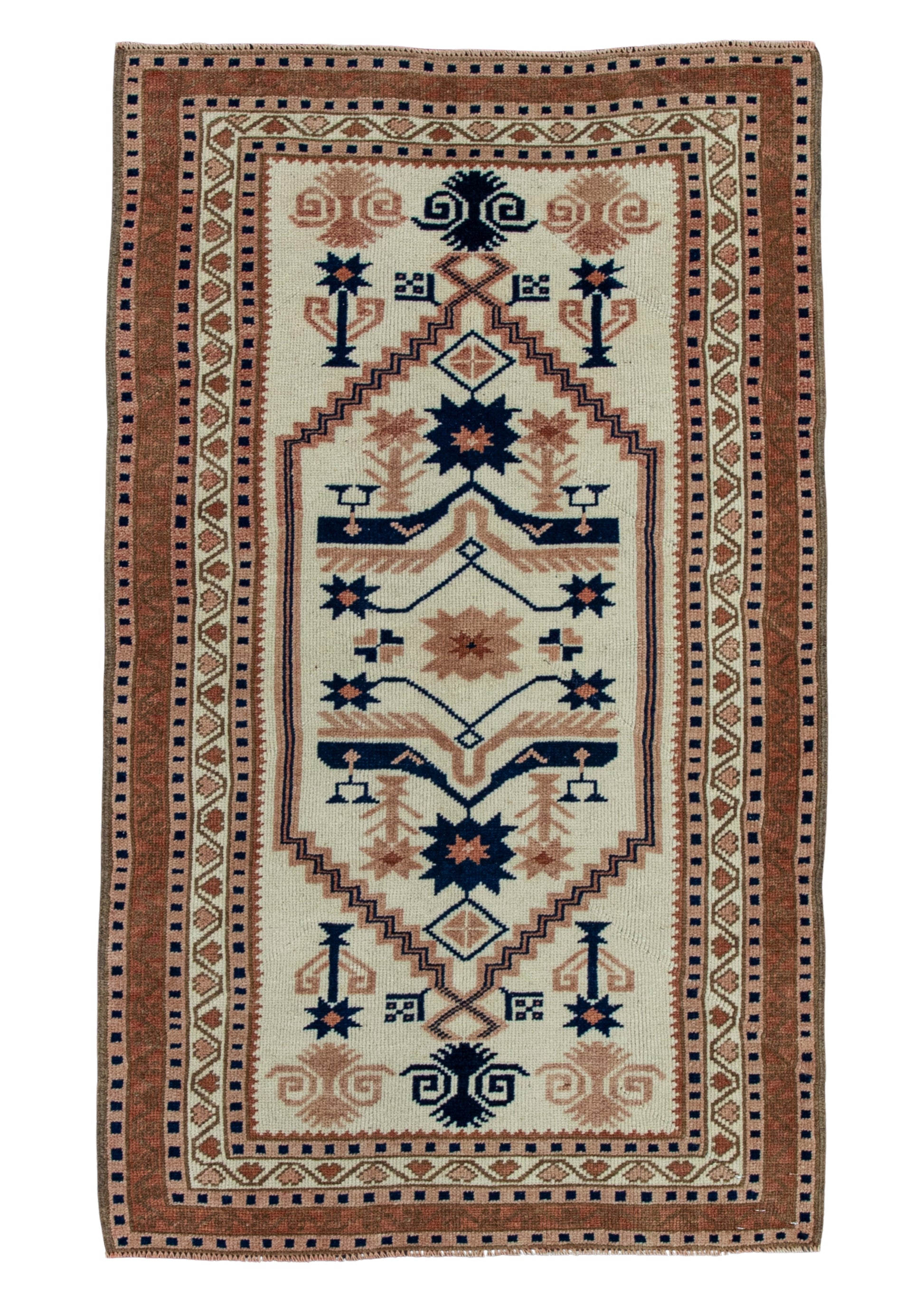 Turkish Vintage Rug  2'8" x 4'5" #20692