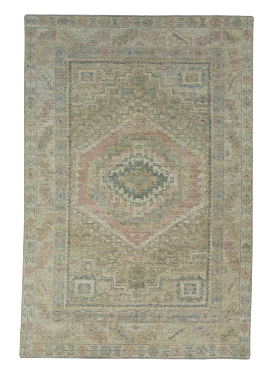 Turkish Oushak Rug 4'10" x 7'3" #17298