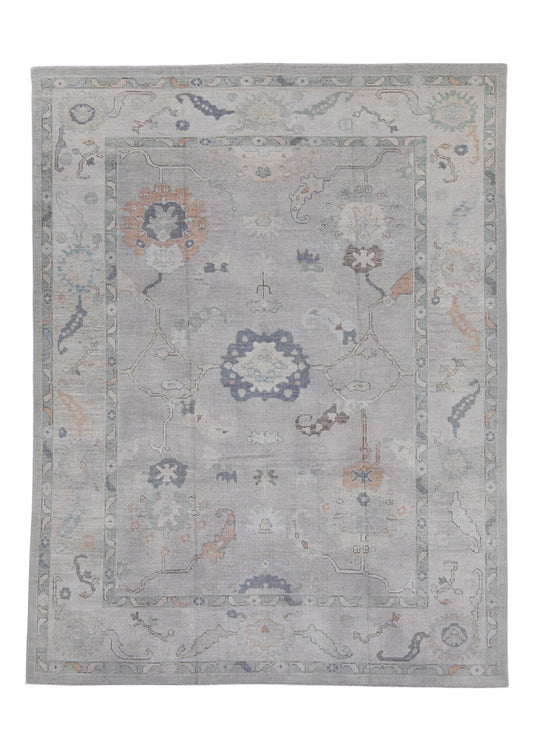 Turkish Oushak Rug 9'4" x 12'3" #16936