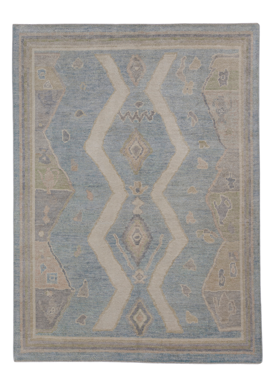 Turkish Oushak Rug 5' x 6'10" #12187