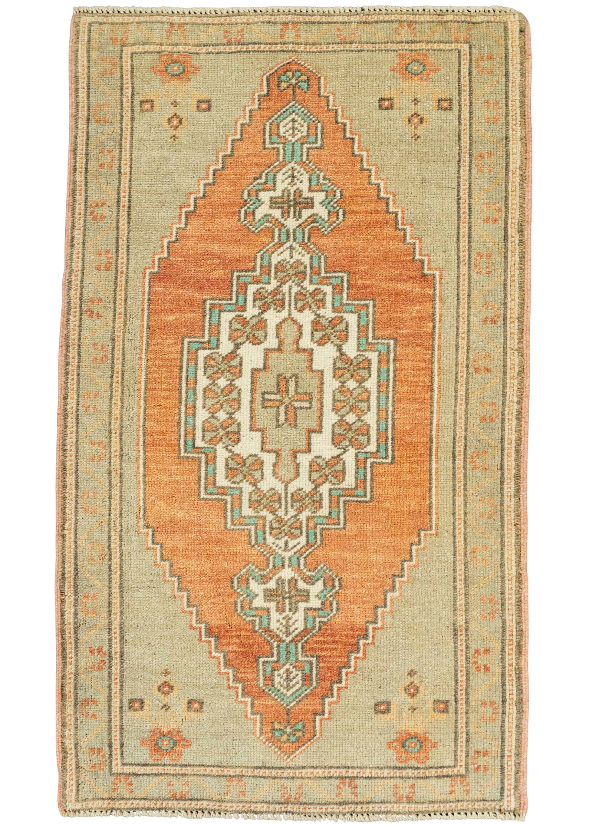 Turkish Yastik Rug  1'11" x  3'3" #23632