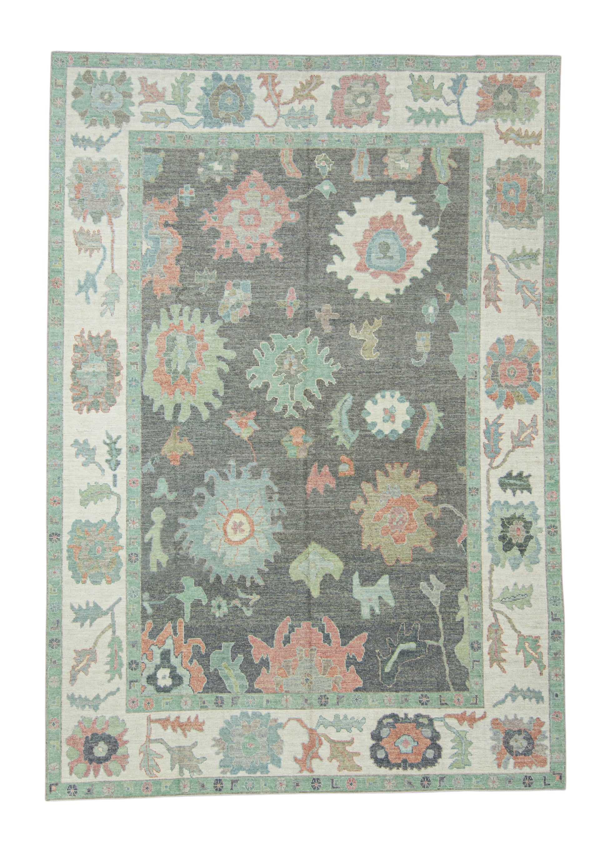 Turkish Oushak Rug 9'10" x 14'2" #17228