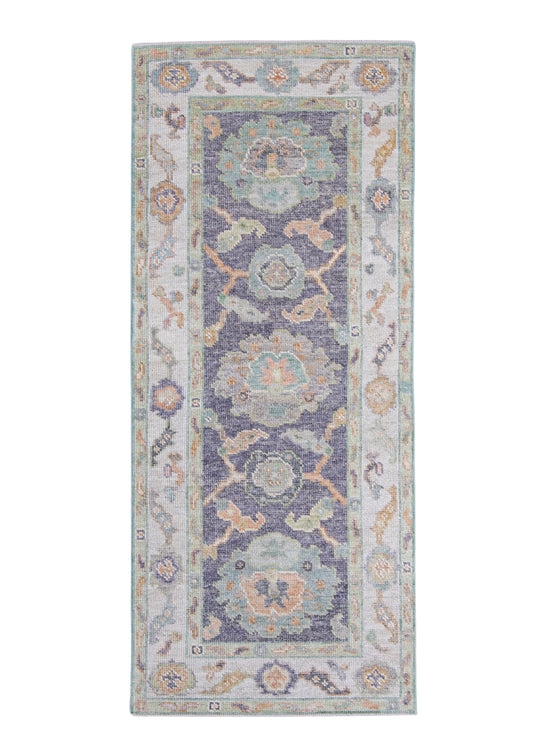 Turkish Oushak Rug 2'6" x 5'10" #16517