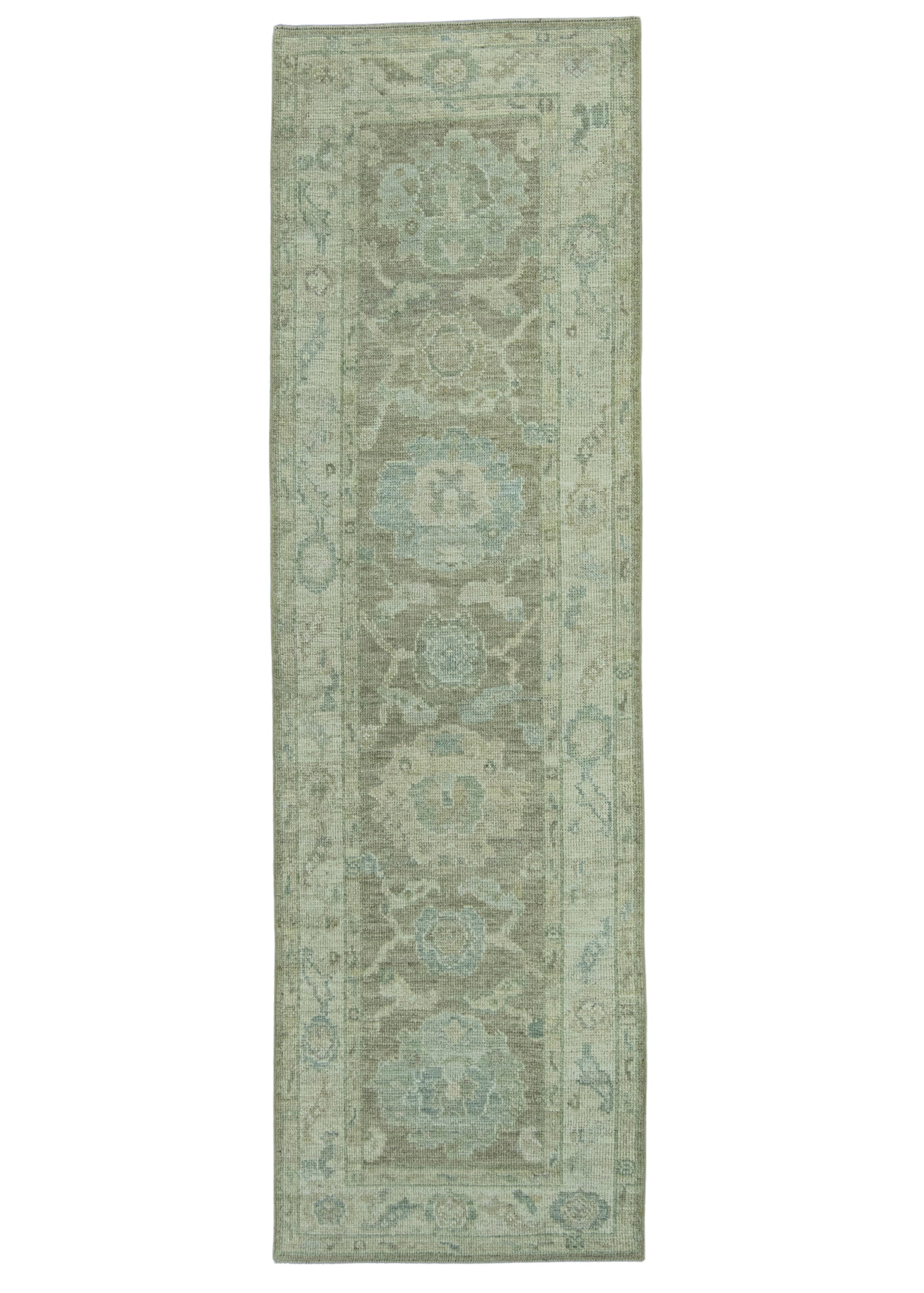 Turkish Oushak Rug 2'7" x 8'7" #19324