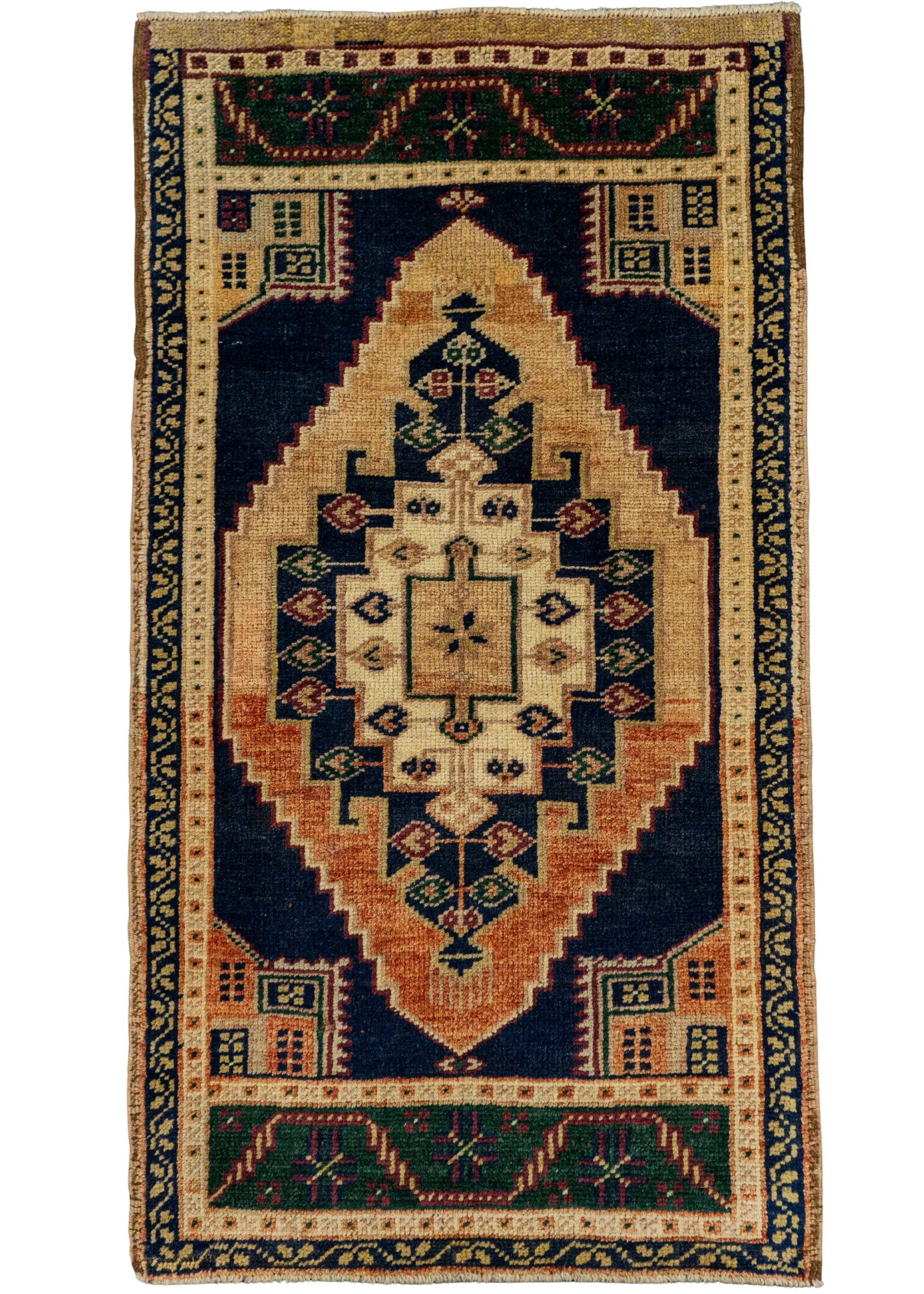 Turkish Yastik Rug  1'11" x  3'6" #22110