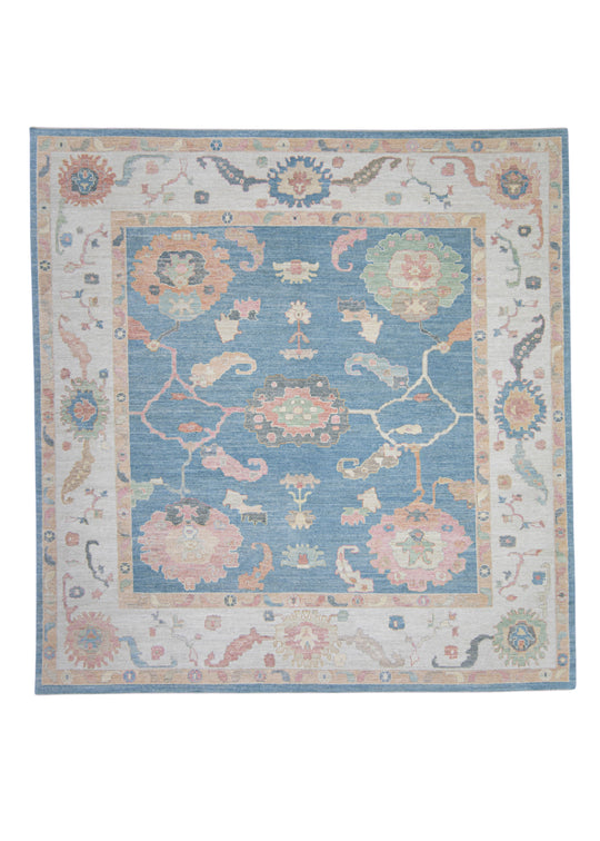 Square Turkish Oushak Rug 12' x 12'5" #17412