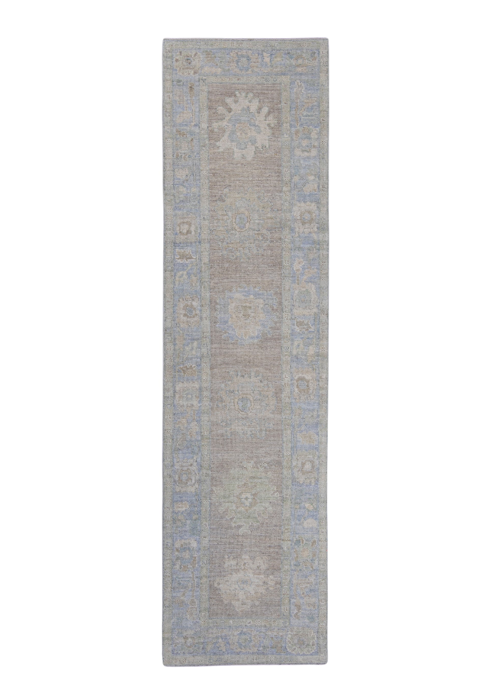 Turkish Oushak Runner Rug 2'8" x 10'1" #16190