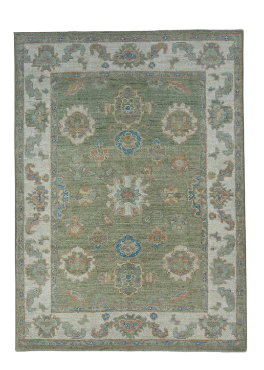 Turkish Oushak Rug 5' x 7' #17957