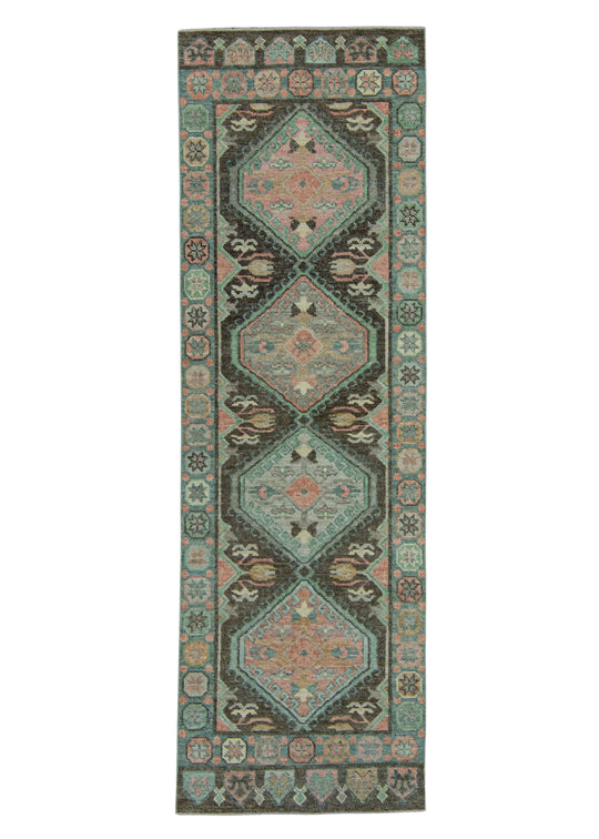 Turkish Oushak Rug 2'9" x 8'7" #20033