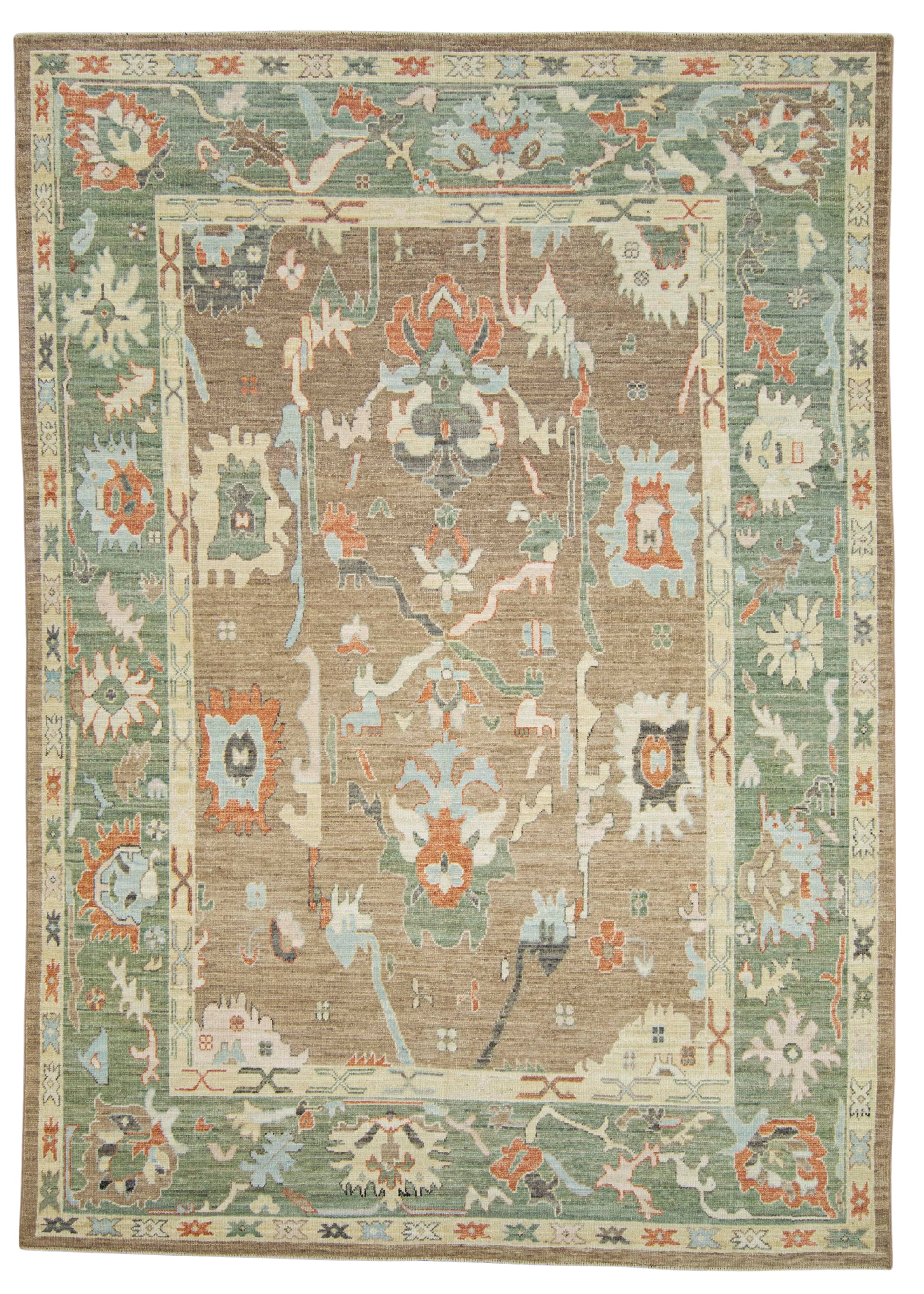 Oushak Rug 9'2" x 12'11" #23627