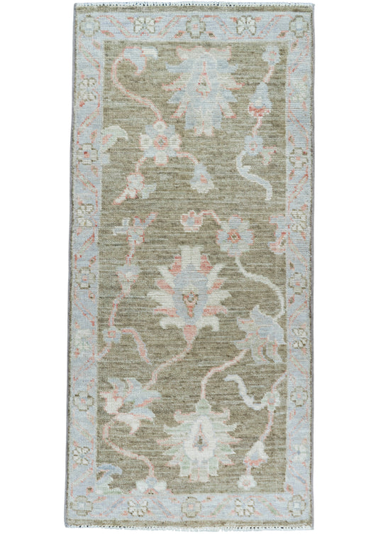 Oushak Rug 2' x 4'4" #17143