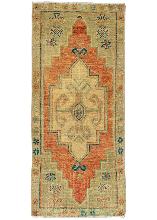 Turkish Yastik Rug  1'6" x  3'6" #22671