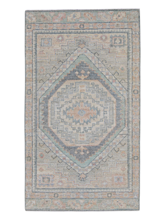 Turkish Oushak Rug 2'11" x 5' #16167