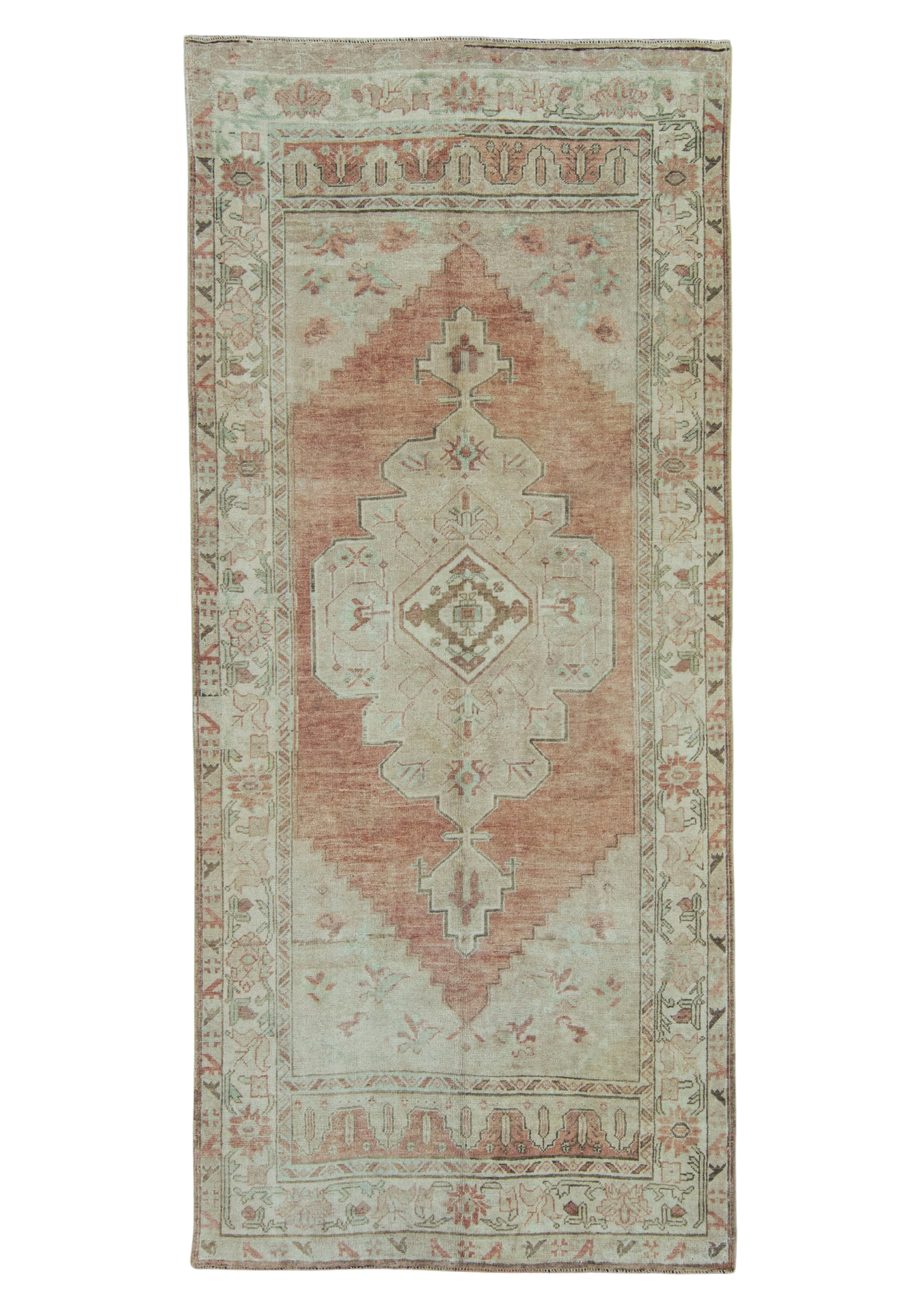 Turkish Vintage Rug 4'9" x 10'9" #20661