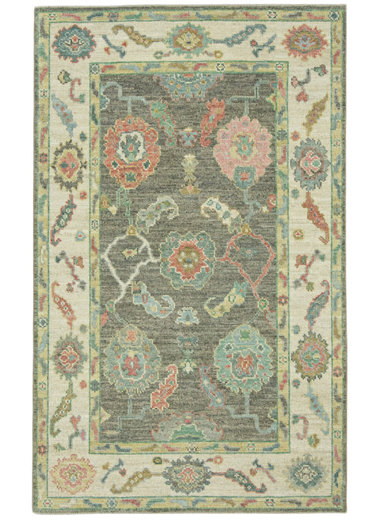 Turkish Oushak Rug  4' x 6'4" #20353