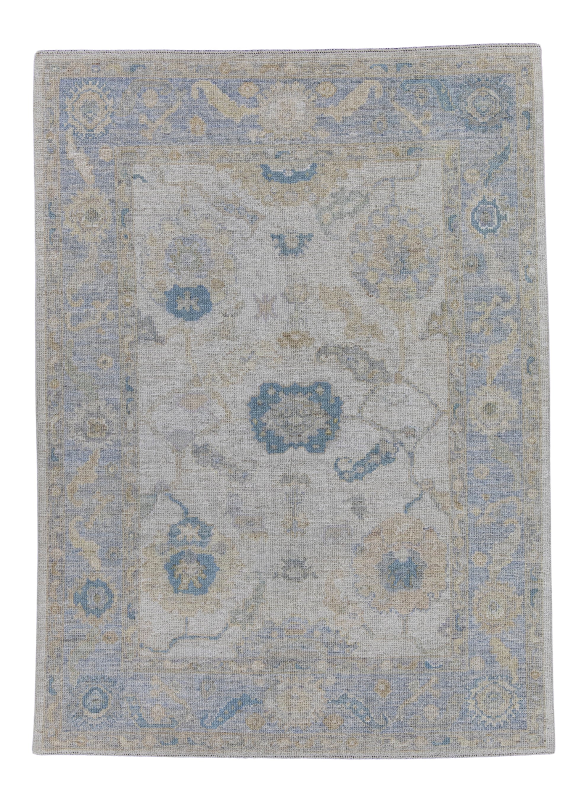 Turkish Oushak Rug 4'11" x 6'8" #16484