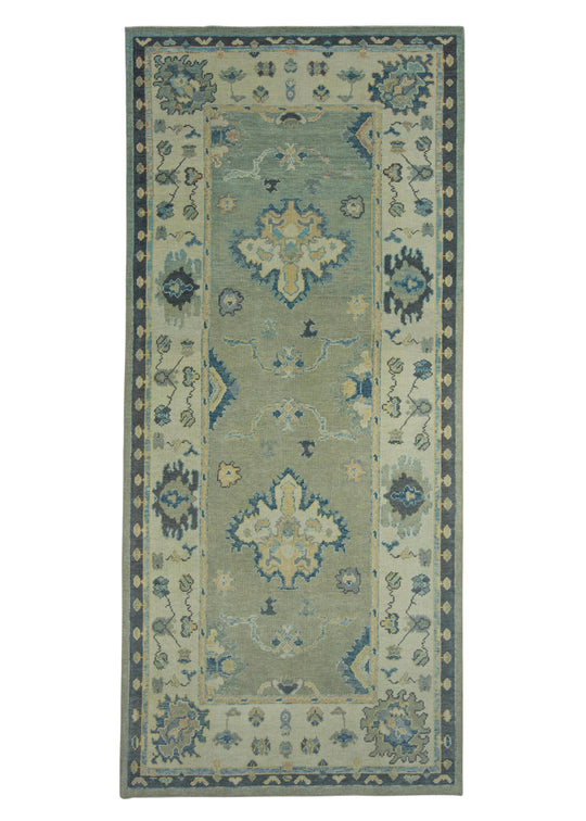 Turkish Oushak Rug 5'5" x 12'2" #18044
