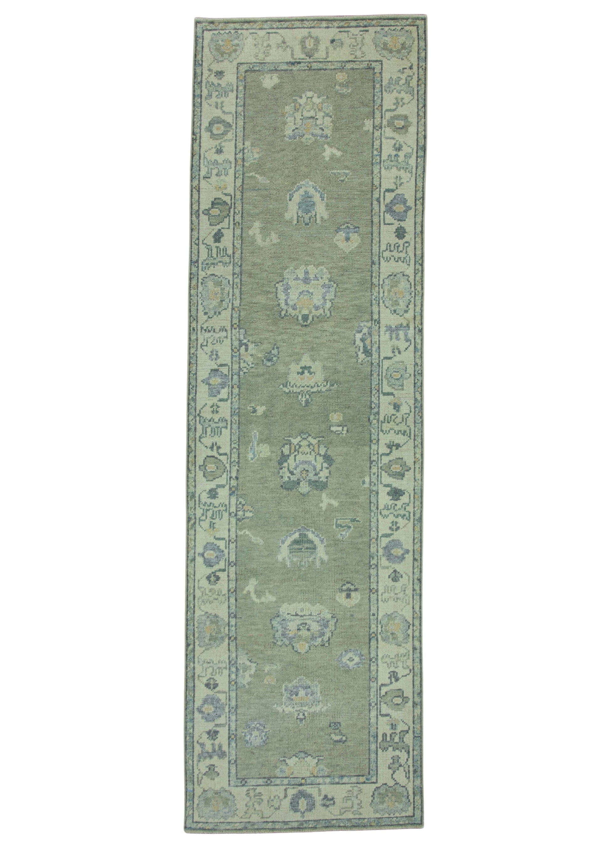 Turkish Oushak Rug 2'9"x 9'6" #19046
