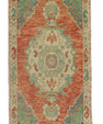 Turkish Mini Rug Oriental Hand Knotted Vintage Rug 1'10" x 3' #21159
