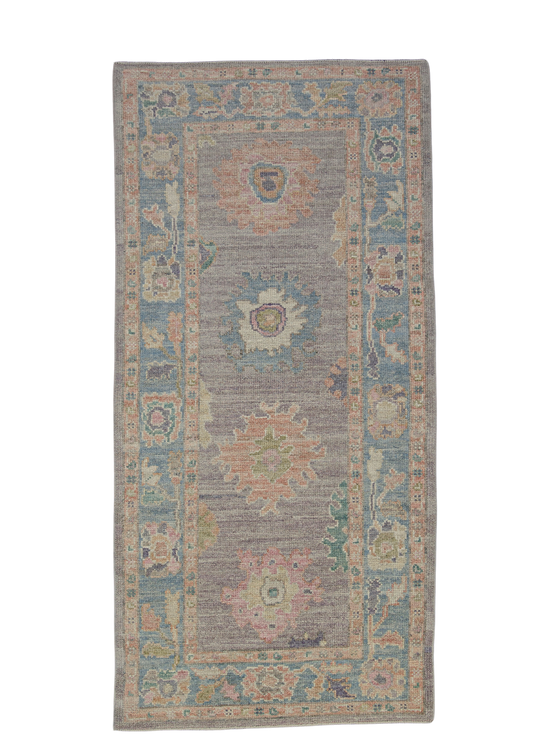 Turkish Oushak Rug 3' x 6'4" #2055