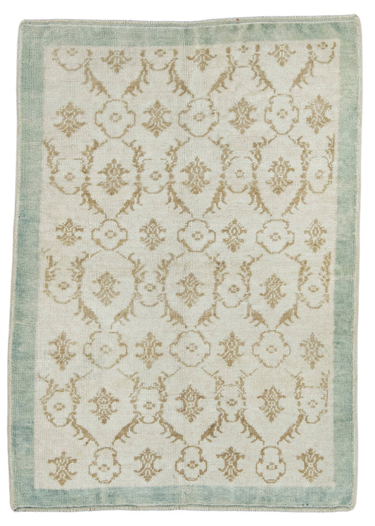 Turkish Vintage Rug  3'7" x 5'1" #22802