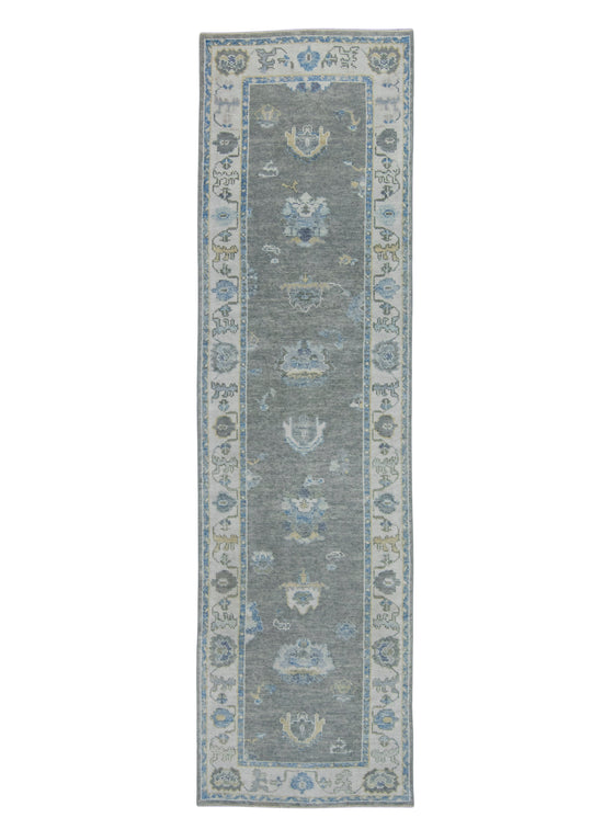 Turkish Oushak Rug 2'11" x 10'5" #19171