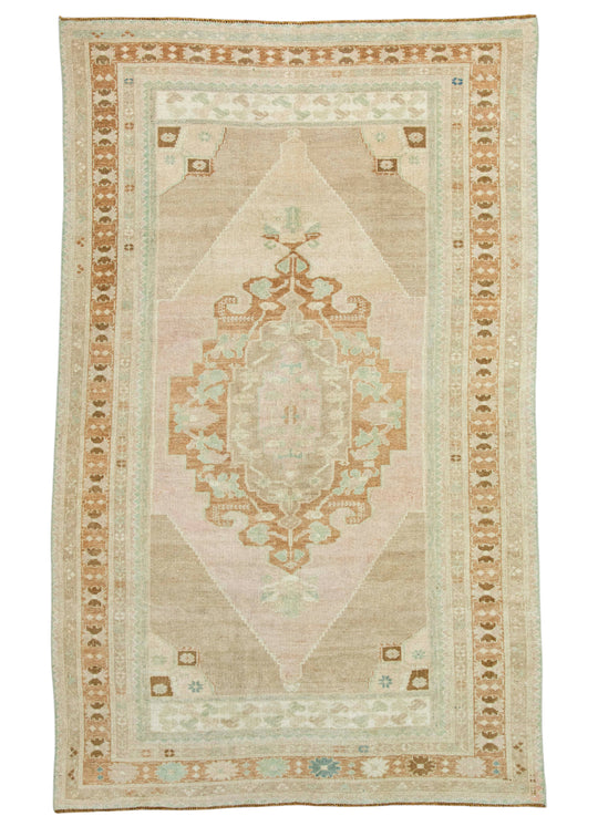 Turkish Vintage Rug 4'8" x 7'7" #20608