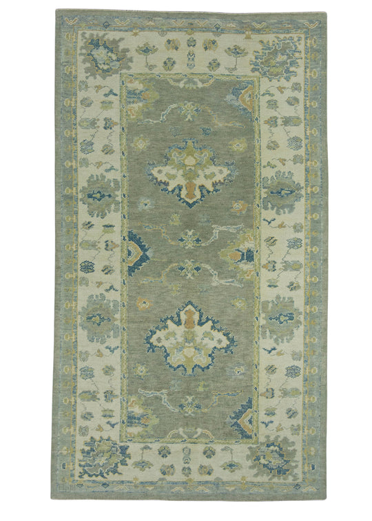 Turkish Oushak Rug 5'3" x 9'4" #18020