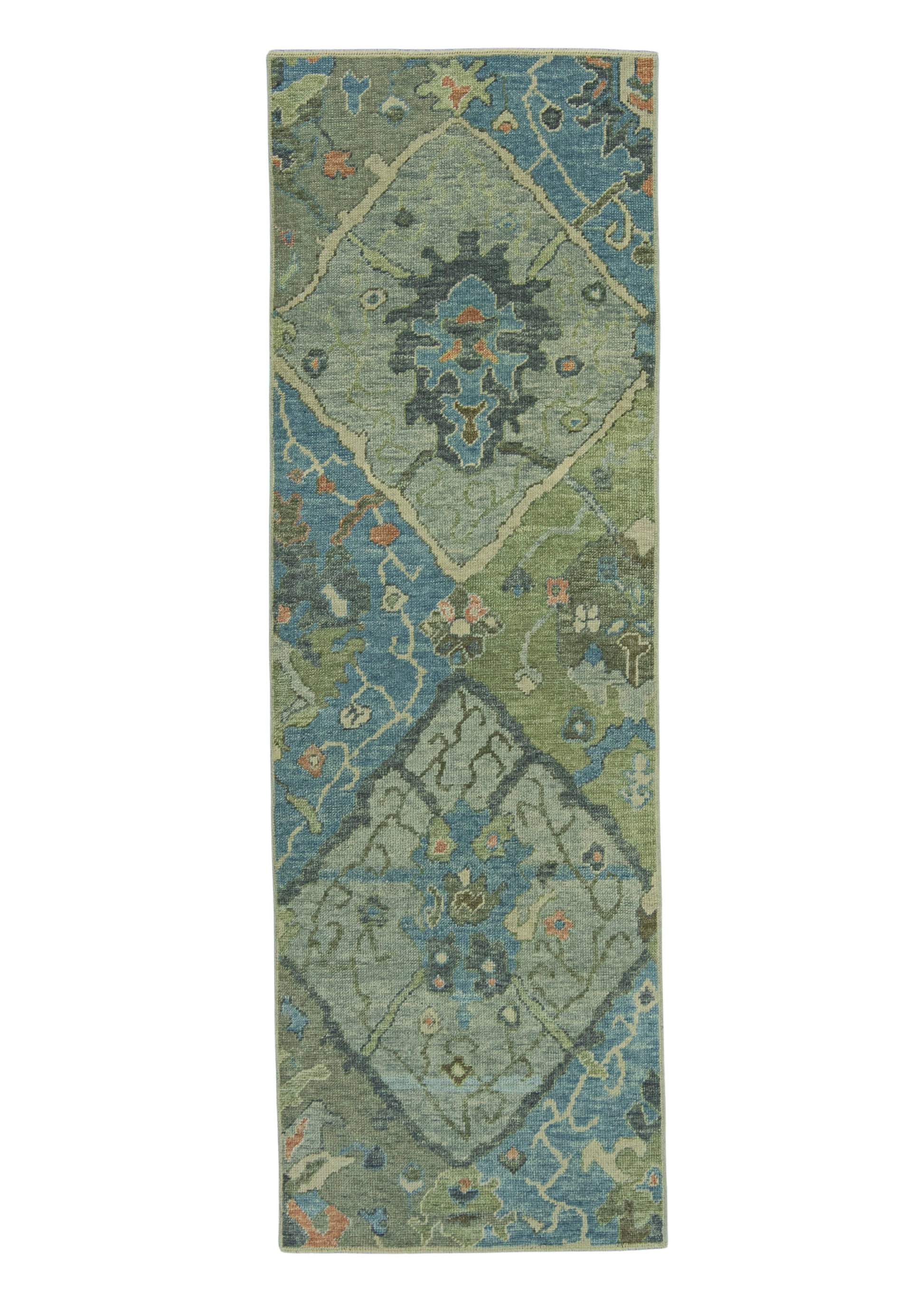 Turkish Oushak Rug 2'9" x 8'4" #19021