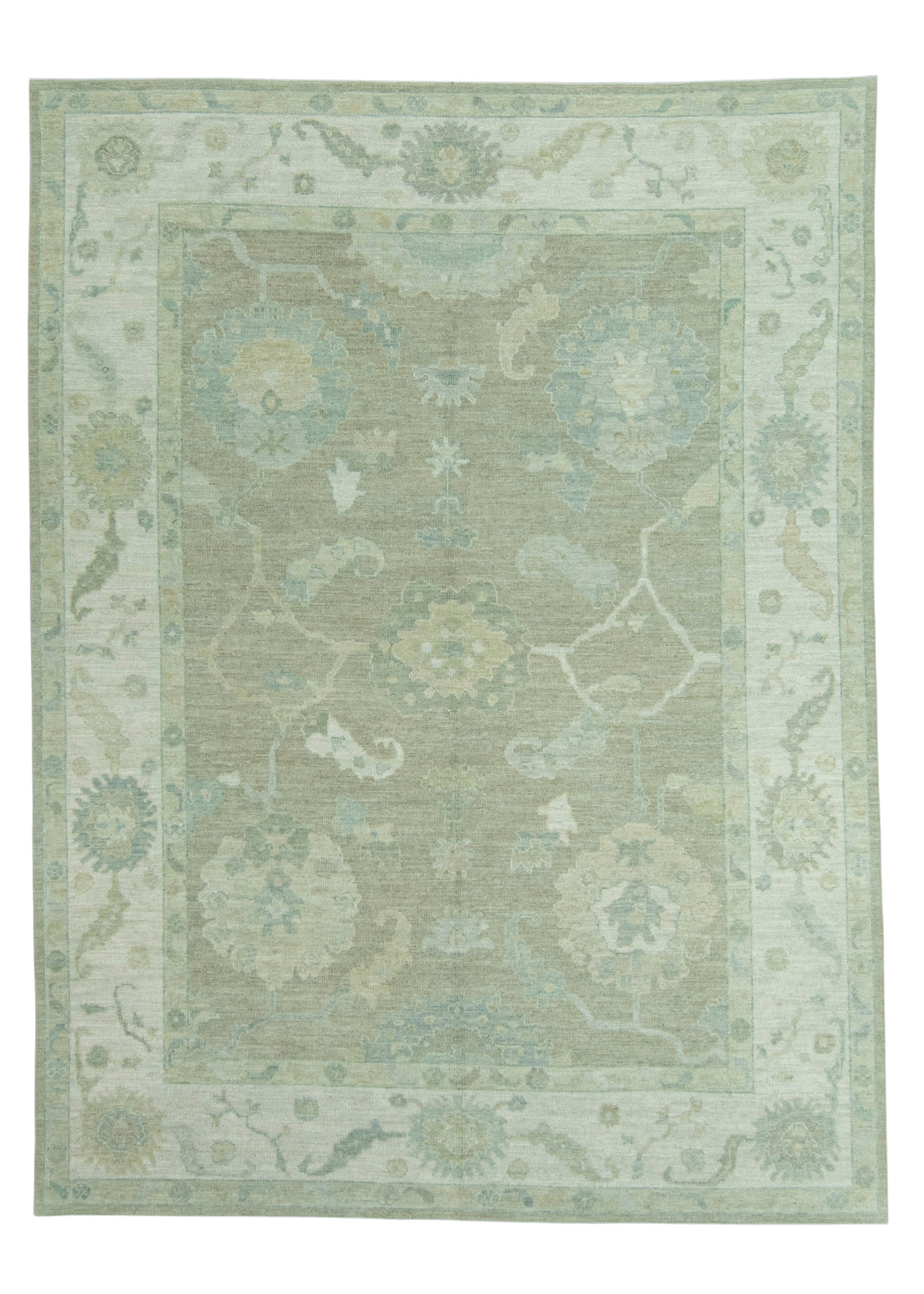 Turkish Oushak Rug 9'2" x 12'4" #19424