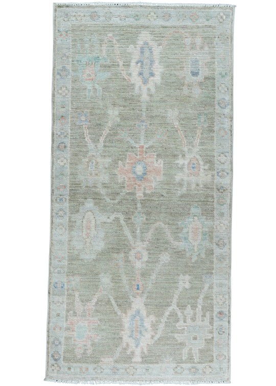 Oushak Rug 2' x 4'3" #17140