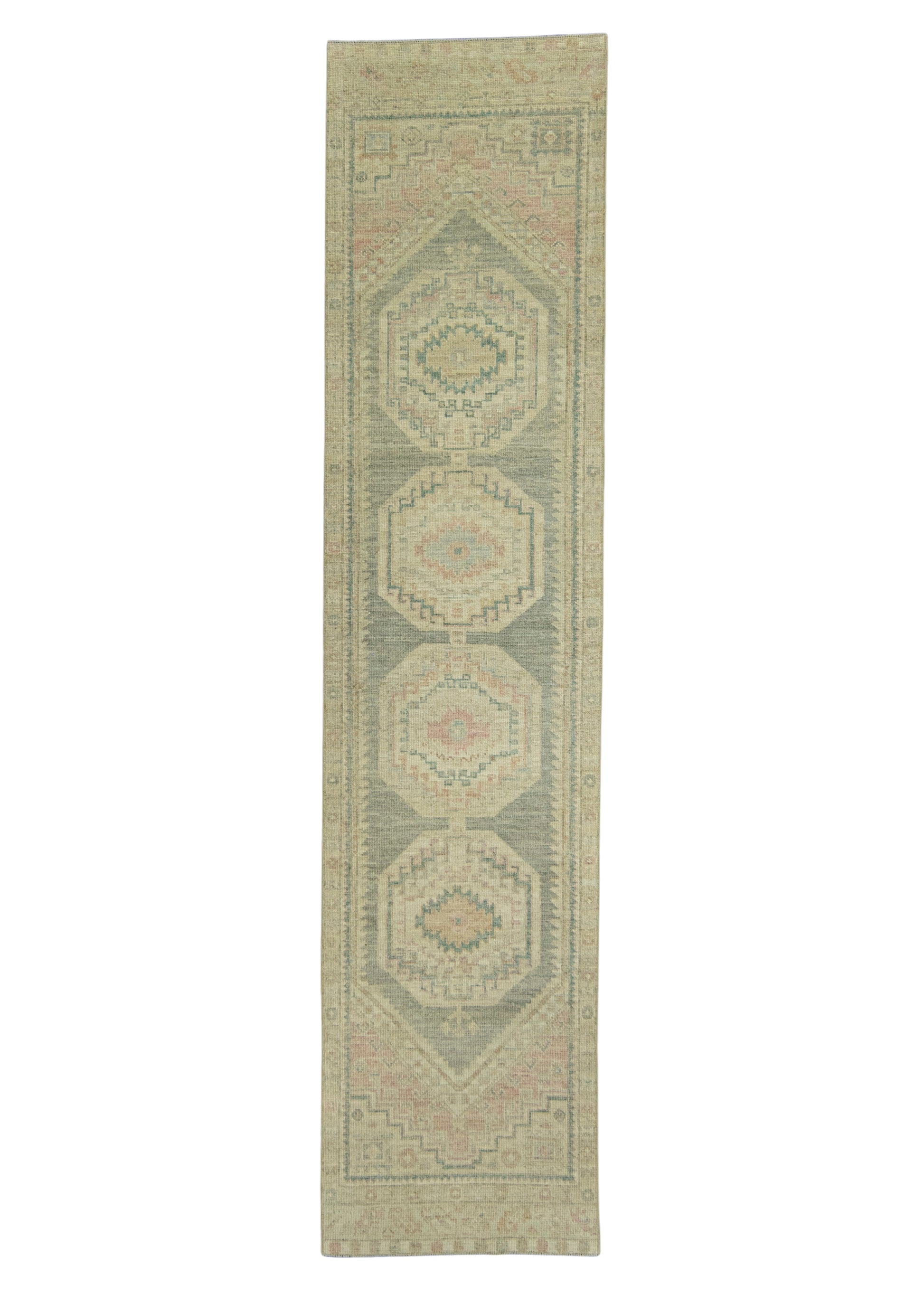 Turkish Oushak Rug 2'11" x 12'7" #20262
