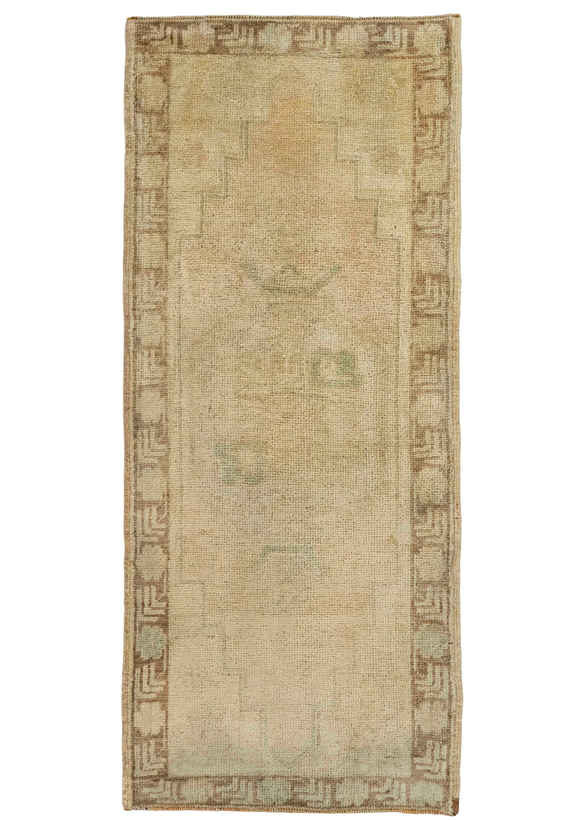 Turkish Mini Rug Oriental Hand Knotted Vintage Rug  1'6" x  3'7" #22019