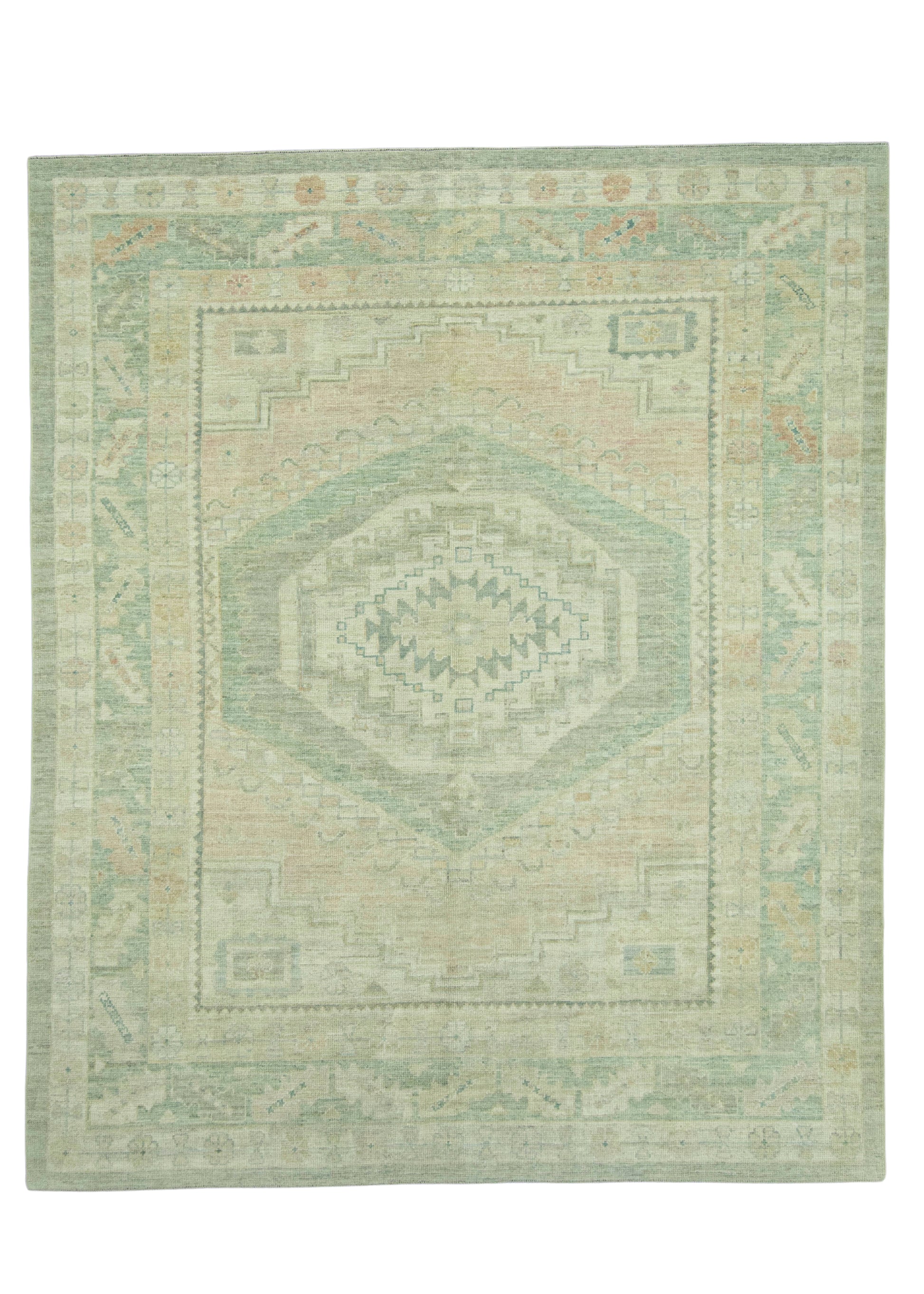 Turkish Oushak Rug 8'5" x 10'2" #19336