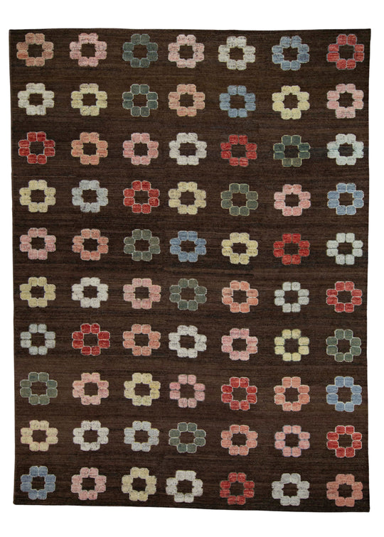 Turkish Kilim Oriental Handmade Flatweave 9'6" x 12'9" #18661